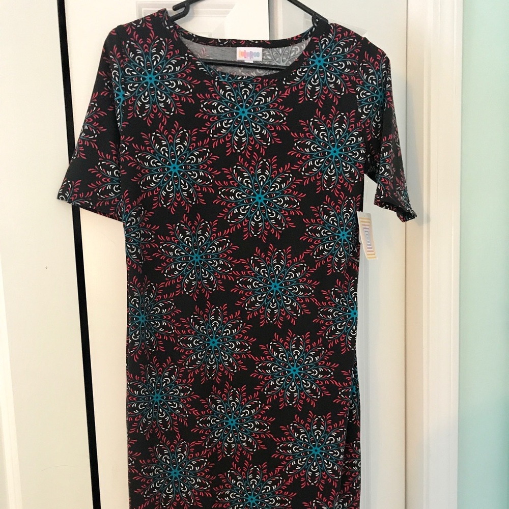 LuLaRoe Midi Patterned Dress (S)